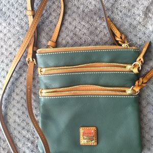 Dooney&Bourke Green Leather Crossbody